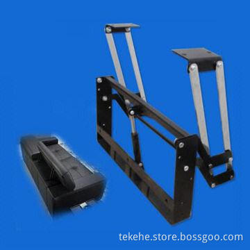 Iron Functional Sofa Headrest Frame with Black Paint Finishing